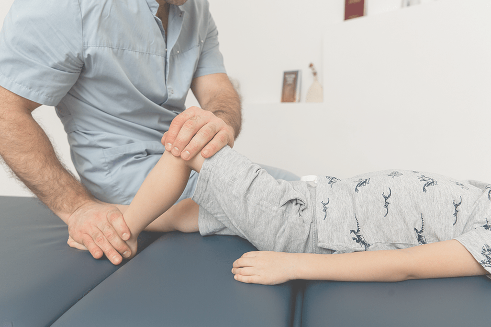 Child receiving chiropractic care